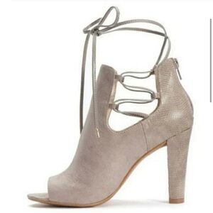 Sugar strap up heels